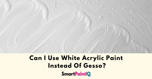 Can You Use White Acrylic Paints Instead Of Gesso?