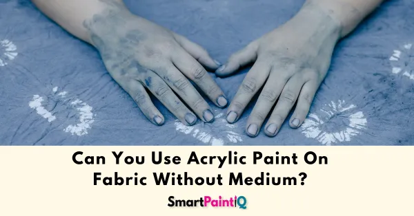 Can You Use Acrylic Paints On Fabric Without Medium?