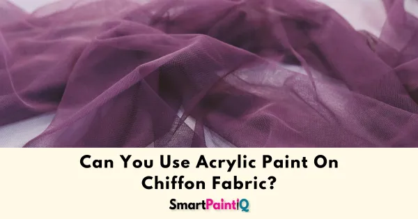 Can You Use Acrylic Paint On Chiffon Fabric?