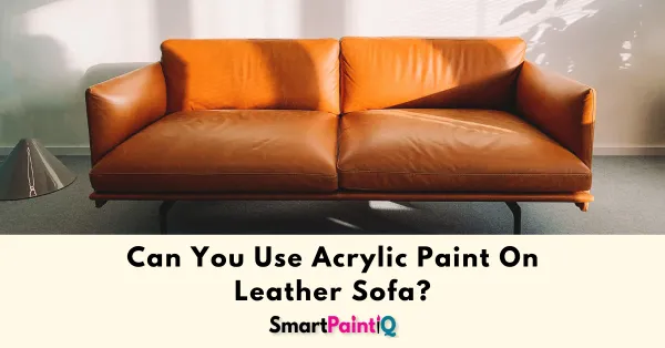Can You Use Acrylic Paint On Leather Sofa?