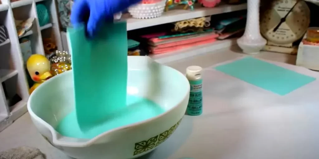 Dip Your Fabric Into The Paint