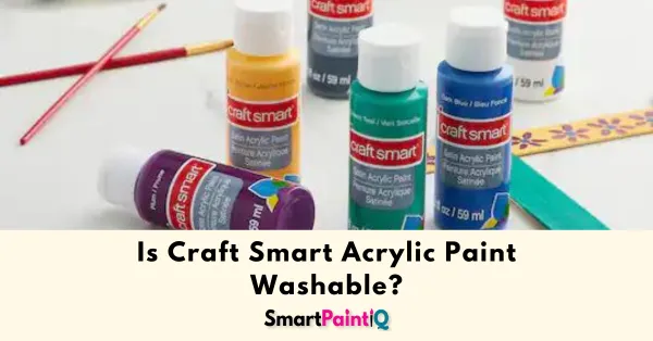 Is Craft Smart Acrylic Paint Washable?
